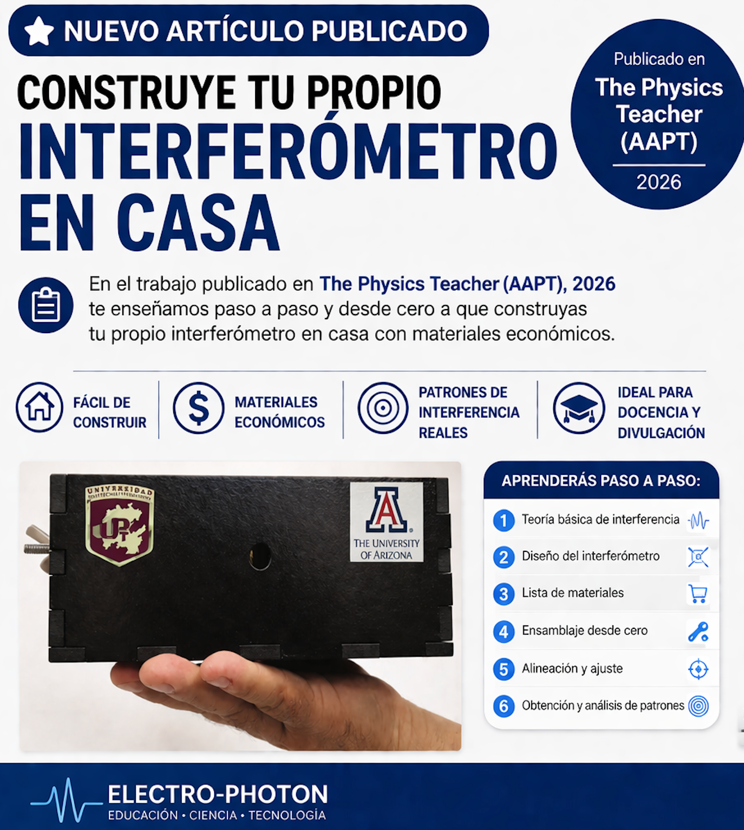 Interfer��metro en casa